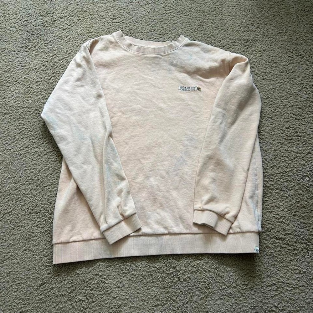 Vintage pink Cream Rip Curl sweatshirt‎